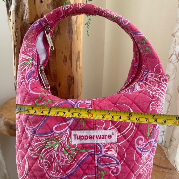 Tupperware Mini Bags in Pink and Green with Vibrant Design - Picture 3 of 8